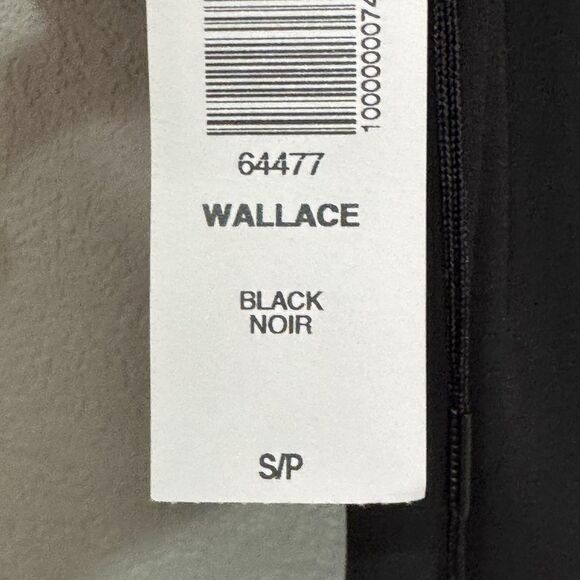 Babaton Wallace Wrap Dress Womens Small Black Short Sleeve V Neck Tie Waist - Picture 9 of 11